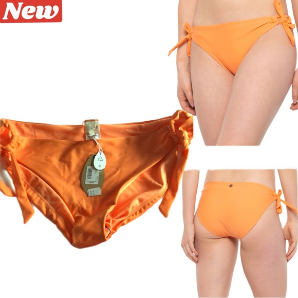 ☀️🆕 prAna Ribbed orange Daravy bikini bottoms size XL - Picture 4 of 11